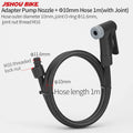Bicycle Pump Nozzle Head Adapter for Bike Floor Pump AV FV Hose MTB Road Bike Pump Replacement Smart Valve Head Pump Parts