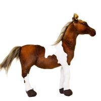 brown white horse