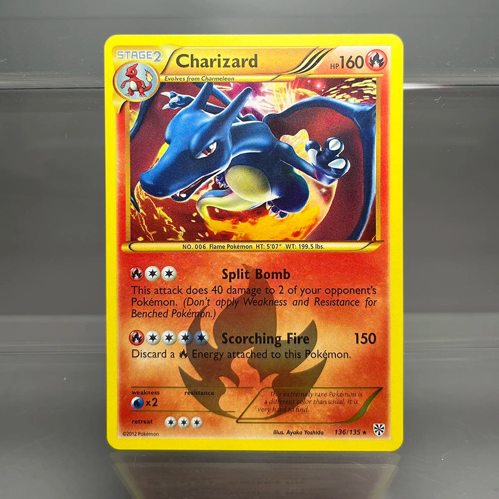 PKM Cards Charizard Steelix Celebi Single Foil Cards Magneton Gengar Classic Game Collection Cards PTCG Proxy Cards
