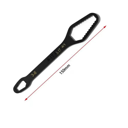 Universal Adjustable Torx Wrench 3-17mm Double-Headed Self-Tightening Glasses Wrench Board for Factory Hand Tools Spanner