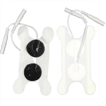 10/20pcs Non-woven Gel  2mm Tail Type Snap-on Electrode Pad Self Adhesive Electrodes Reusable Patch  Electrode Paste