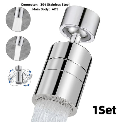 1 faucet nozzle 360 degree rotating filter extension tube dual-mode faucet nozzle universal kitchen accessory