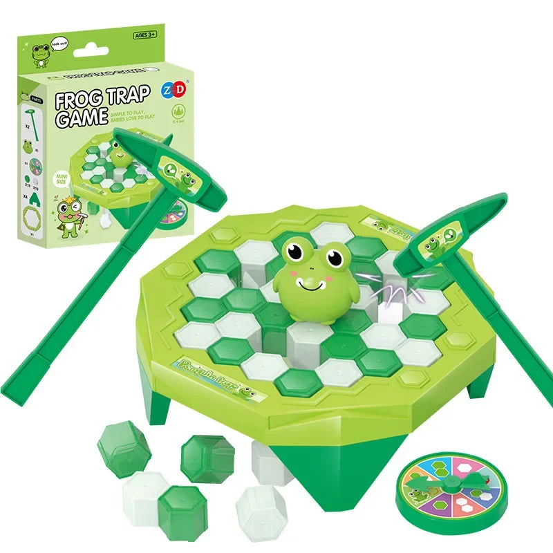 Mini Ice Breaking Penguin Toy Tabletop Puzzle Game Rescue Penguin Knocking Ice Game Children's Interactive Competition Toy