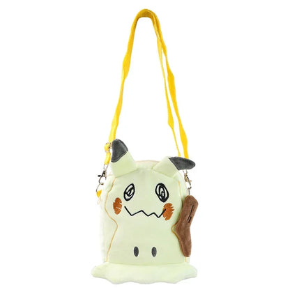 Gengar Mimikyu Snorlax Rowlet Lucario Charmander Plush Backpack Pokemon Anime Shoulder Bag Doll Toys