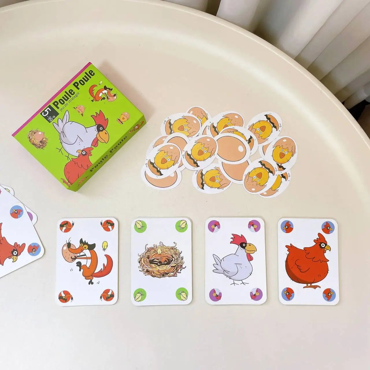 Hot Chicken Chiu Chiu Board Game Drecksau Dirty Pig Black Sheep Piou Piou Party Game Cards Intellectual Toy Kid Gift