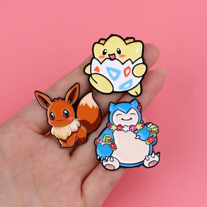 Cartoon Animals Enamel Pins Cute Duck Brooches Badges for Backpacks Jackets Hats Retro Collection Gifts Cosplay Accessories