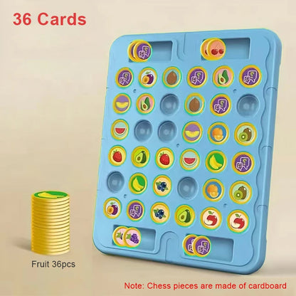 Kids Battle Chess Educational Toy Observation Concentration Training Fun Animal Flip Chess Parent-child Interactive Game Toys
