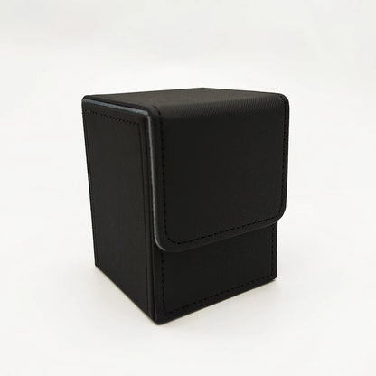 Card Fit For 100+Single Sleeved Cards  , Leather Trading Commander Deck Box Compatible With  Card Deck,Game Card Box