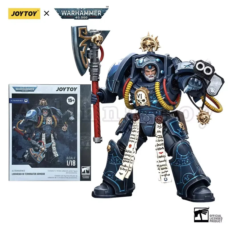 JOYTOY 1/18 Action Figure The Horus Heresy 40K New Ultra Squads & Mechas Lieutenant Titus Anime Military Model