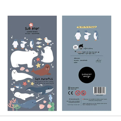 Korean Import Original Suatelier Collection Kawaii Daily Stickers Scrapbooking Diy Journal Stationery Sticker Deco Art Supplies