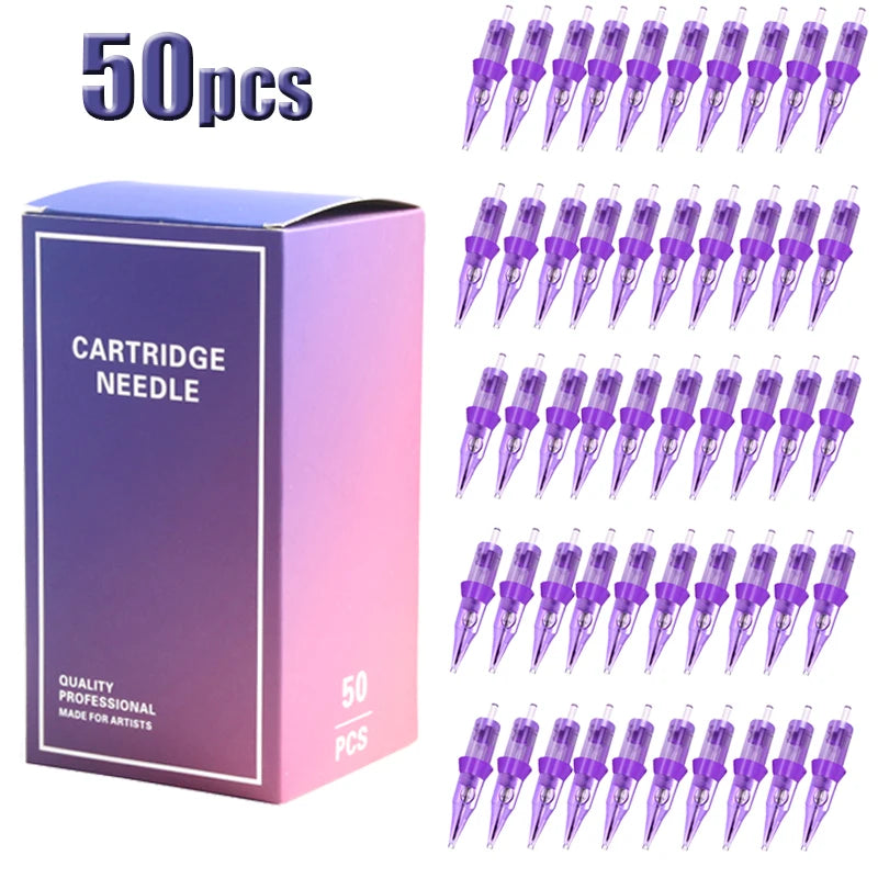 CJMIO Tattoo Needle Cartridge 3RL 5RL Bugpin Tattoo Cartridge Needle Round Liner Shader Magnum For Body Tattoo Eyebrow Machine