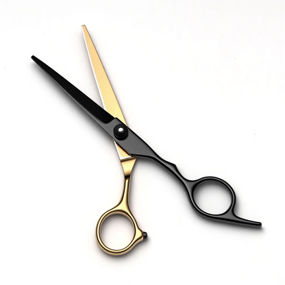 6" Professional Hair Styling Kit Includes Straight Curved Thinning Shears and Comb Stainless Steel Construction for Salon Home
