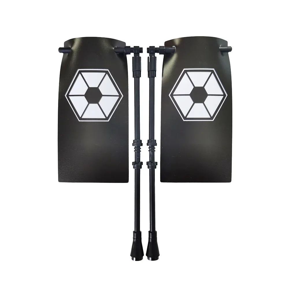 Brick Parts Headgear Clone Soldier Cape Lightsaber Flag Helmet Holes Plain Classic Piece Building Block Toy Accessory Bricklink