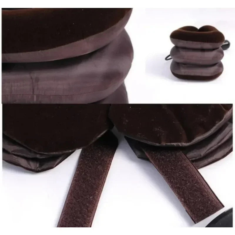 Inflatable Air Cervical Traction Neck Stretcher - 1 Tube Orthopedic Pillow Collar Pain Relief Medical Tractor