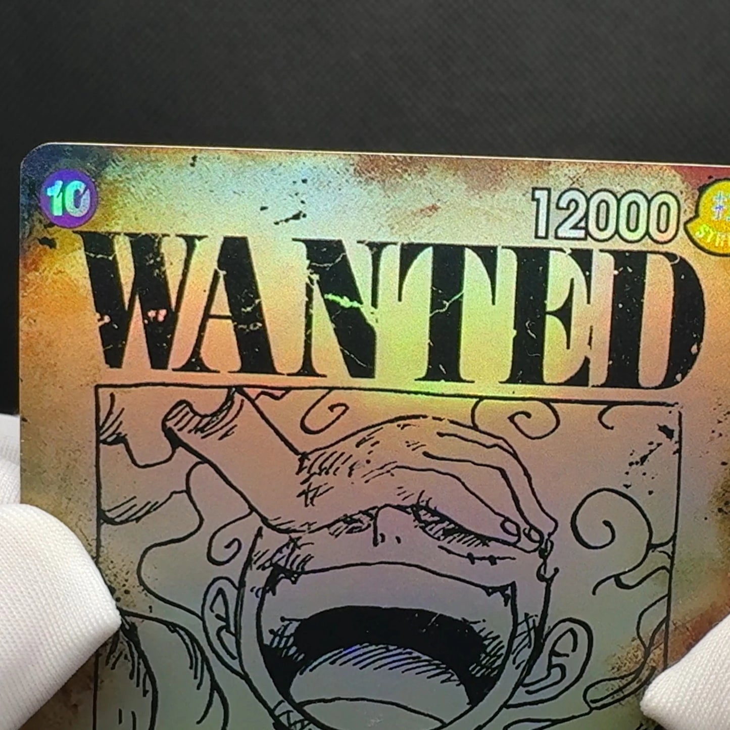 One Piece TCG OPCG English Character card 4 Emperors Wanted Poster Luffy Shanks Teach Buggy Textured Foil Card