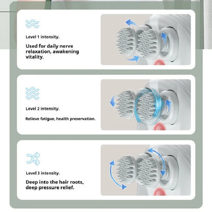 Deep Scalp Massager Head Cleaning Massager Also Suitable for Pets Electric Massage Tool Washable and Portable