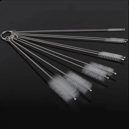 Brosses de nettoyage de bouteilles, 10 pièces, brosse de nettoyage multifonctionnelle en paille réutilisable pour bouteilles
