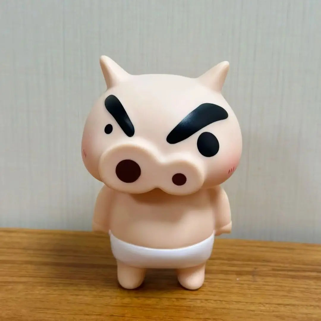 Crayon Shin-Chan Take Bath Zaemon Bare Butt Open Your Eyes Mobile Phone Stand Desktop Figure Ornament Gift Doll Car Decorations