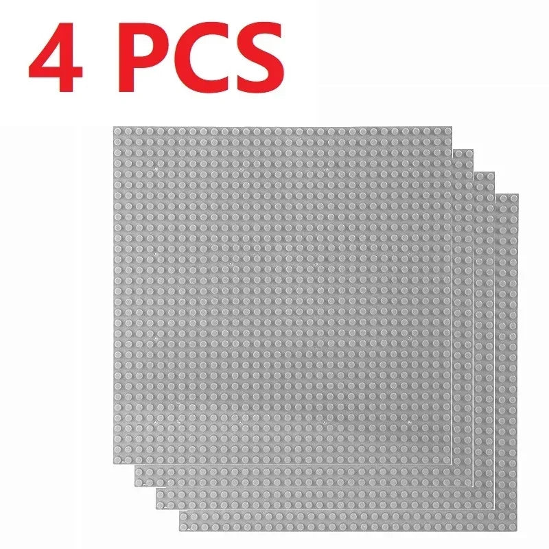 4PCS Classic Baseplates 32x32 16X32 Dots Building Blocks Bricks Base Plates DIY Plastic Board Blocks MOC City Construction Toys