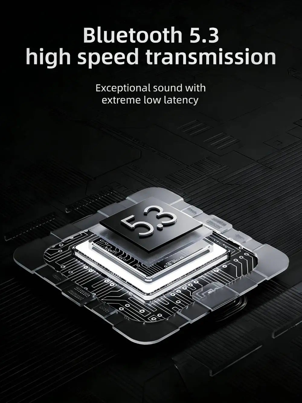 TD-20 Wireless Headphone 3D Spatial Audio Earphone Bluetooth 5.3 Headset 40mm Driver Over Ear Headphone 24H for Mobile Phone PC