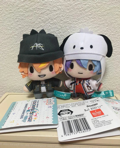 10cm Pjsk Plush Keychain Project Sekai Tenma Tsukasa Stuffed Plushies Bag Pendant Kamishiro Rui Kawaii Plush Doll Toy Gift