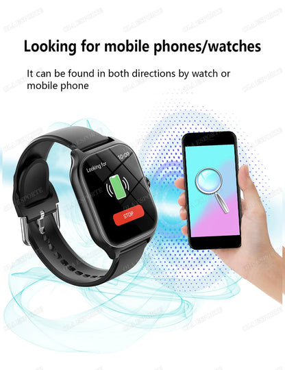 New Outdoor Military GPS Smart Watch Men Waterproof Multiple Sport Mode Fitness HD Bluetooth Calls Smartwatch Men Women Bracelet