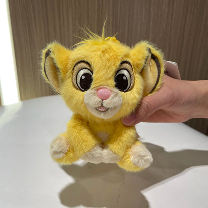 11cm Genuine Disney The Lion King Simba cute Baby Lion Children Stuffed Toy Birthday gift Plush Toys Small Pendant Plush Doll