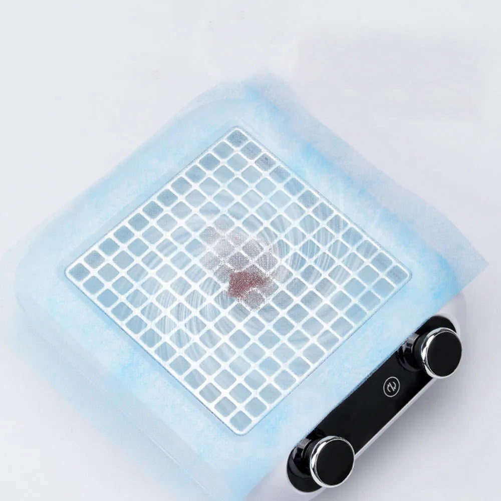 100Pcs Disposable Nail Vacuum Filter Paper Set - Dustproof Replace Filters Manicure Machine Dust Accessory