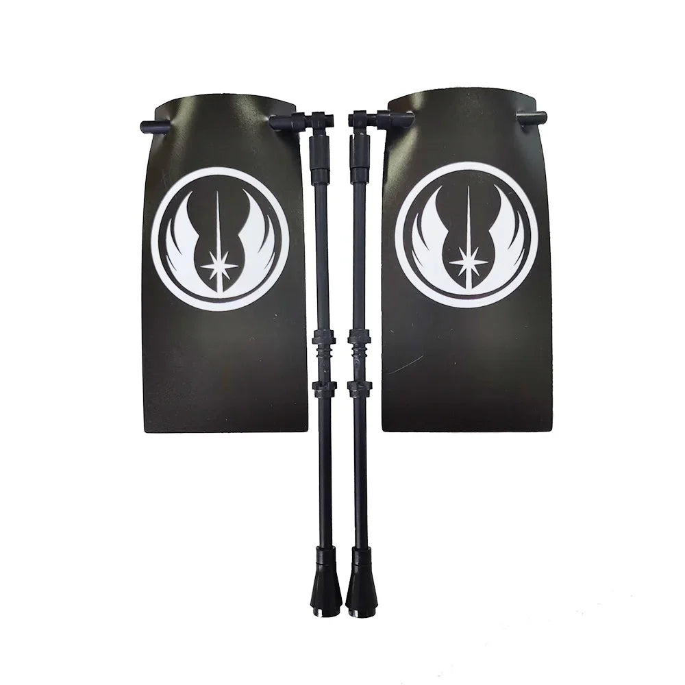Brick Parts Headgear Clone Soldier Cape Lightsaber Flag Helmet Holes Plain Classic Piece Building Block Toy Accessory Bricklink