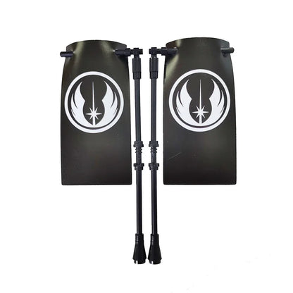 Brick Parts Headgear Clone Soldier Cape Lightsaber Flag Helmet Holes Plain Classic Piece Building Block Toy Accessory Bricklink