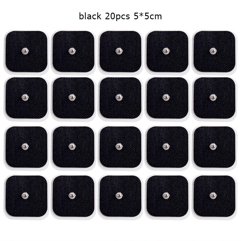 5*5cm Electrode Pads Tens Machine Reusable EMS Acupuncture Body Muscle Massager Accessories Adhesive Patch