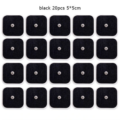 5*5cm Electrode Pads Tens Machine Reusable EMS Acupuncture Body Muscle Massager Accessories Adhesive Patch