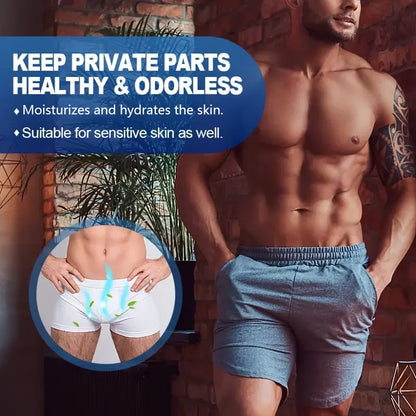 Men's Personal Deodorant Cream - Long-Lasting Freshness and Odor Control, Gentle Moisturizing, Designed for Men with Unique Odors - Keeps Your Body Fresh and Confident All Day Long