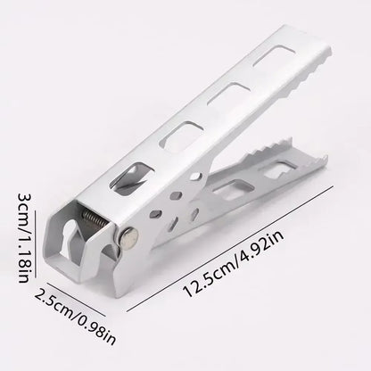 Outdoor Aluminium Anti-hot Alloy Clip Bowl Gripper Holder Portable Camping Pot Pan Handle Kitchen Accessories Cooking Supplies