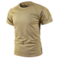 Khaki O-Neck ZIP
