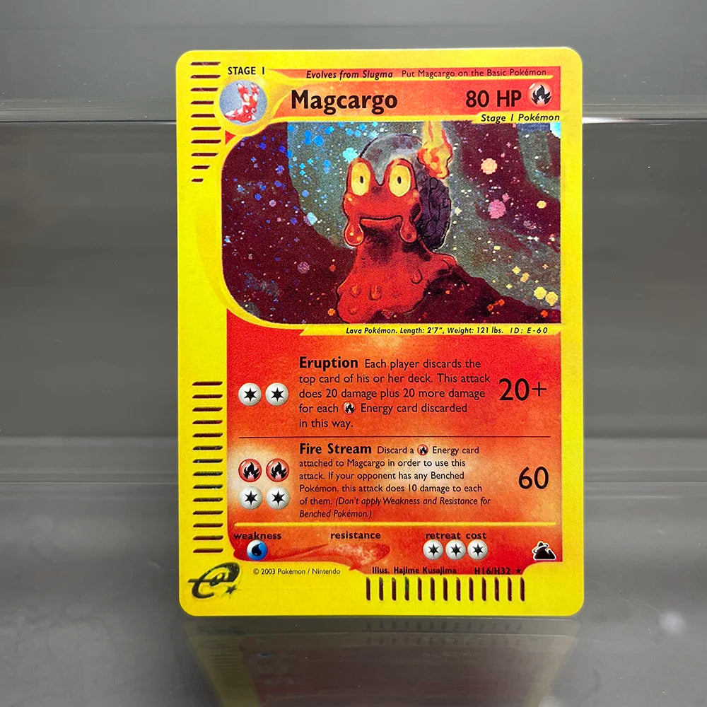 PKM Cards Charizard Steelix Celebi Single Foil Cards Magneton Gengar Classic Game Collection Cards PTCG Proxy Cards