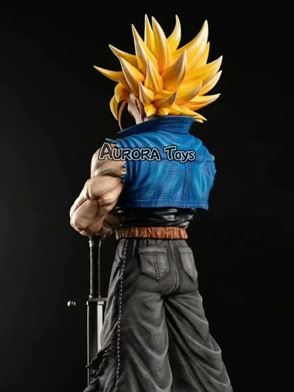 22.5cm Dragon Ball Z Fighters Trunks Anime Figure Super Saiyan Trunks Figure Figures Model Collection Decoration Toy