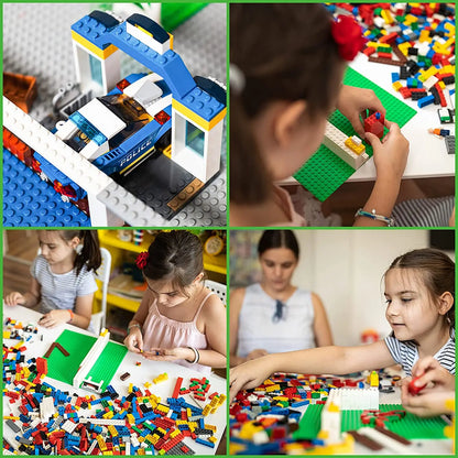 Classic Baseplate 32x32 16x32 16x16 Dots Building Blocks Bricks Base Plates DIY Plastic Board Building Blocks Construction Toys