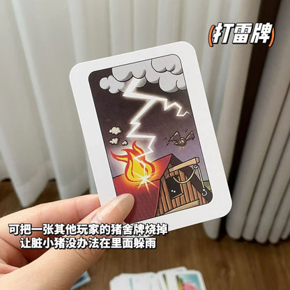 3 types Hot board games Chicken Chiu Chiu Board Game Drecksau Black Sheep Piou Piou Party Game Cards Intellectual Toy Kid Gift
