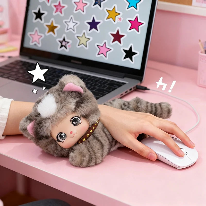 Vinyl Doll Cute Animal 8 Kinds Of Options Prone Series Dog Panda Rabbit Deer Collection Toys Charms Gift For Birthday Girl Favor