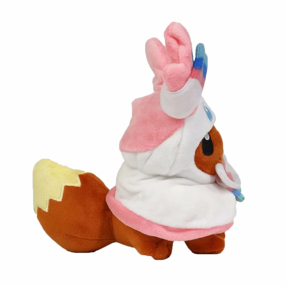 7 Styles 8" Pokemon Eevee Poncho Umbreon Espeon Jolteon Vaporeon Sylveon Flareon Plush Doll Stuffed Toys