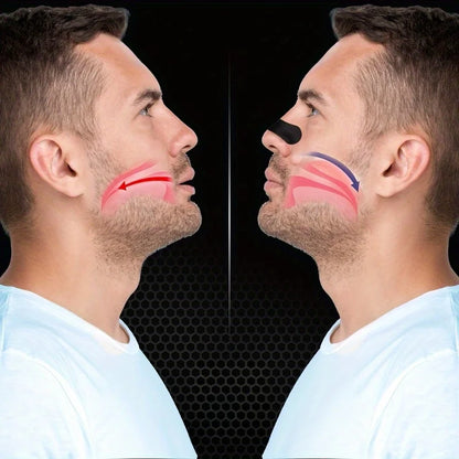 30pcs Enhanced Adhesion Sports Nasal Strips – Breathable & Comfortable Design,Suitable for Sports & Sleep