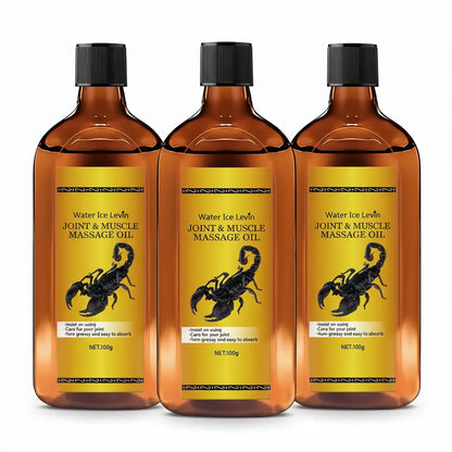 Water Ice Levin Advanced Joint & Muscle Massage Oil - Quick Absorbing, Ultra Lightweight Formula for Total Body Comfort..100G
