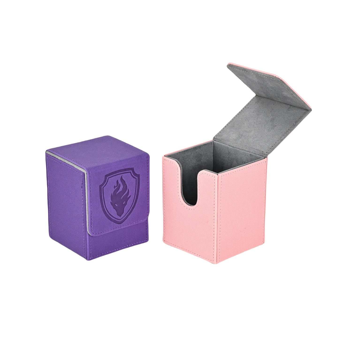 Premium Magnetic Card Deck Box - Secure Showcase for 110+ Cards, Durable Faux Leather, Display Window, Ideal for Sport，Game card