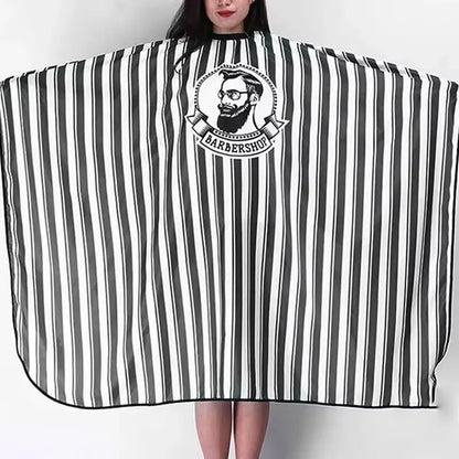 Hair cutting cloth for adults, non stick striped apron, hair salon hairstylist, oil drying, hair cutting cloth