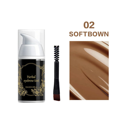 Professional Henna Brow Tint Kit Black Brown Waterproof & Long Lasting Eyebrow Dye for Home Use Natural Looking Brow Enhancer