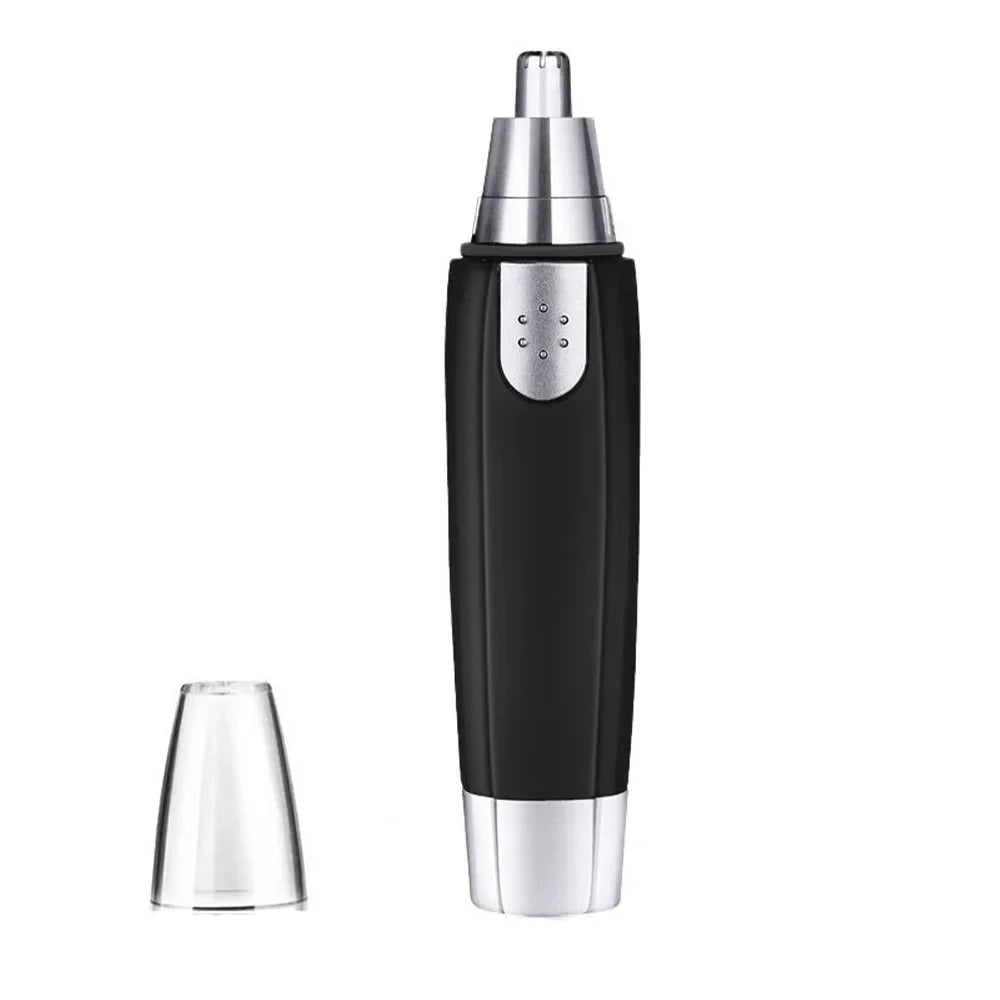 3-in-1 Rechargeable Facial Hair Trimmer - Painless Electric Nose, Ear & Eyebrow Shaver for Men & Women, Portable Grooming Kit