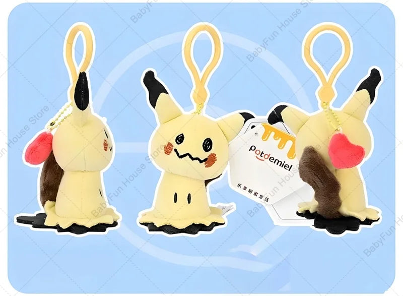 Original Pokemon Mimikyu Gengar Snorlax Umbreon Plush Toy Keychain Kawaii Espeon Jigglypuff Sprigatito Quaxly Peluche Dolls Gift