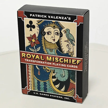 54 Pcs Poker Cards Royal Mischief Transformation Playing Cards Full Set Oracle Deck Printed on Double Embossed Cardstock 9*6cm