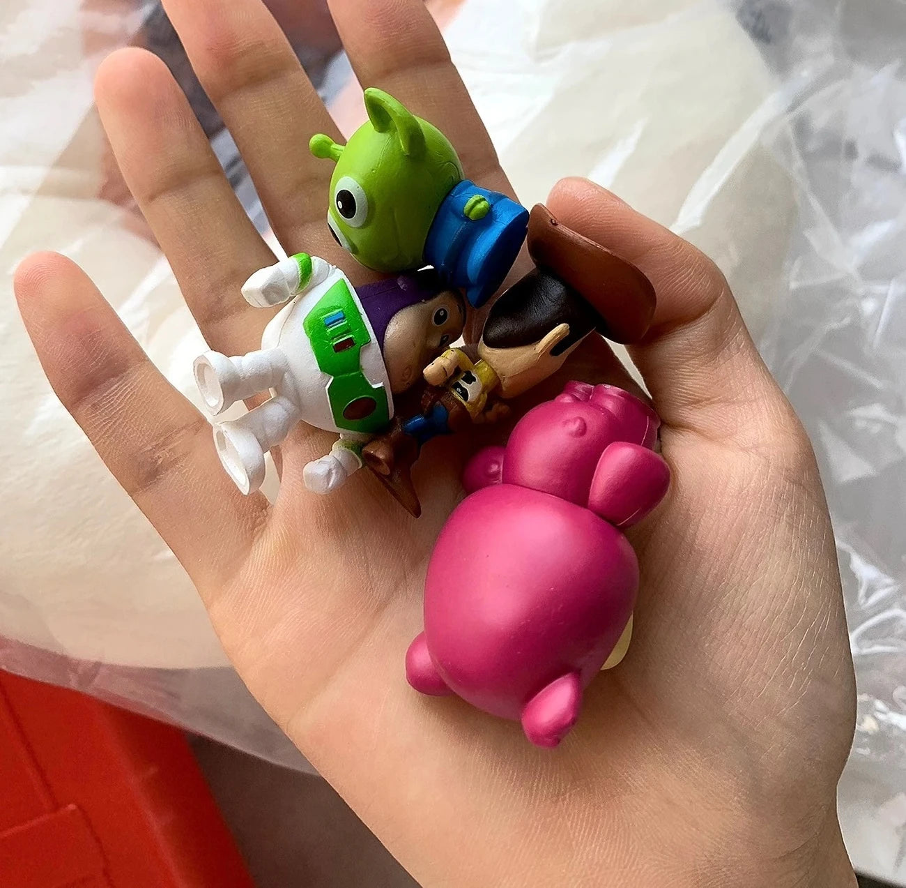 8pcs / Set Toy Story Action Figure Anime Cartoon Model Doll Car Decoration Cake Accessories Anime Figure Toy Children's Gift